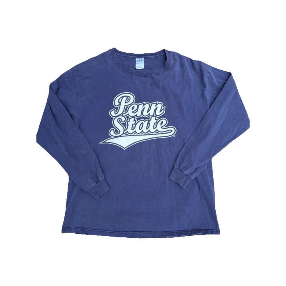 Vintage Y2K Penn State Nittany Lions Long Sleeve T-Shirt Large College 90s